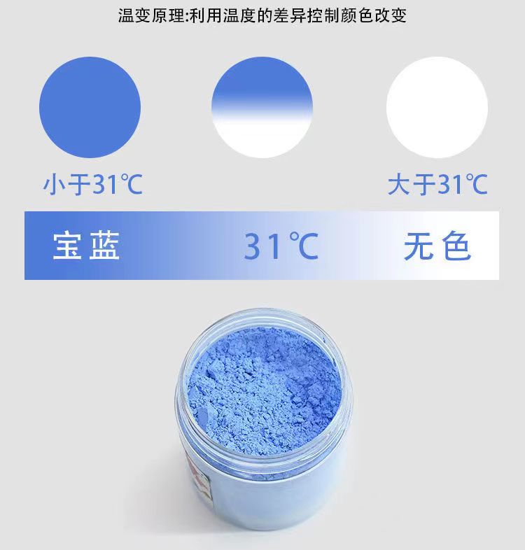 寶藍(lán) 溫變粉