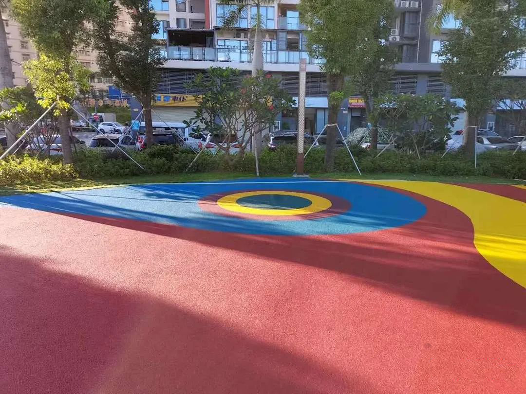 戶外EPDM橡膠地墊EPDM地墊 EPDM球場 幼兒園場地 彩色EPDM顆粒 彈性地面