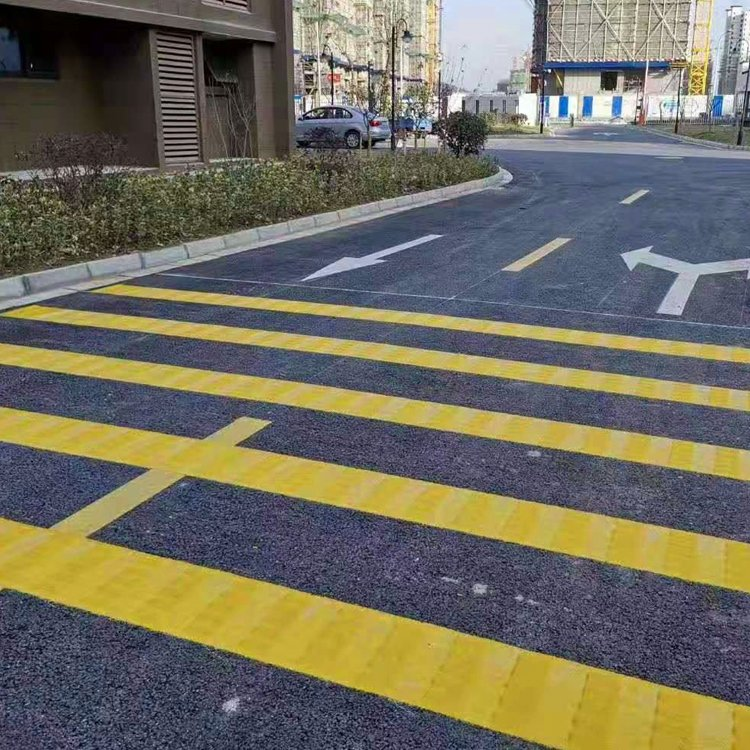 凸起減震標線供應-廠家-價格-承接工程 震蕩熱熔型道路劃線  柔韌度好 彈性高