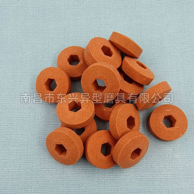 江西六角孔兩面鼓砂輪價格 陶瓷平形砂輪生產(chǎn)廠家 白剛玉鼓形六角磨刀石磨刀器砂輪
