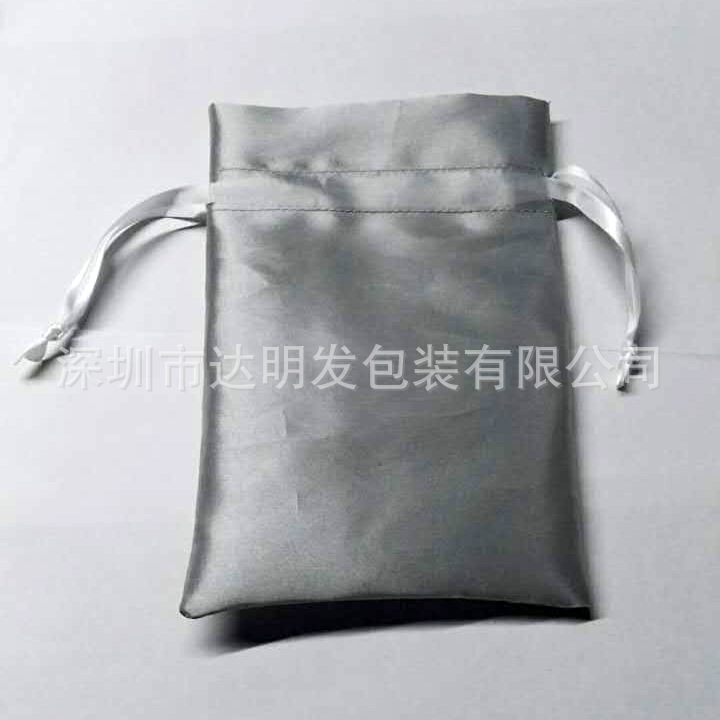 各種抽繩禮品色丁布袋束口袋子 假發(fā)用印花色丁布袋 現(xiàn)貨批發(fā)