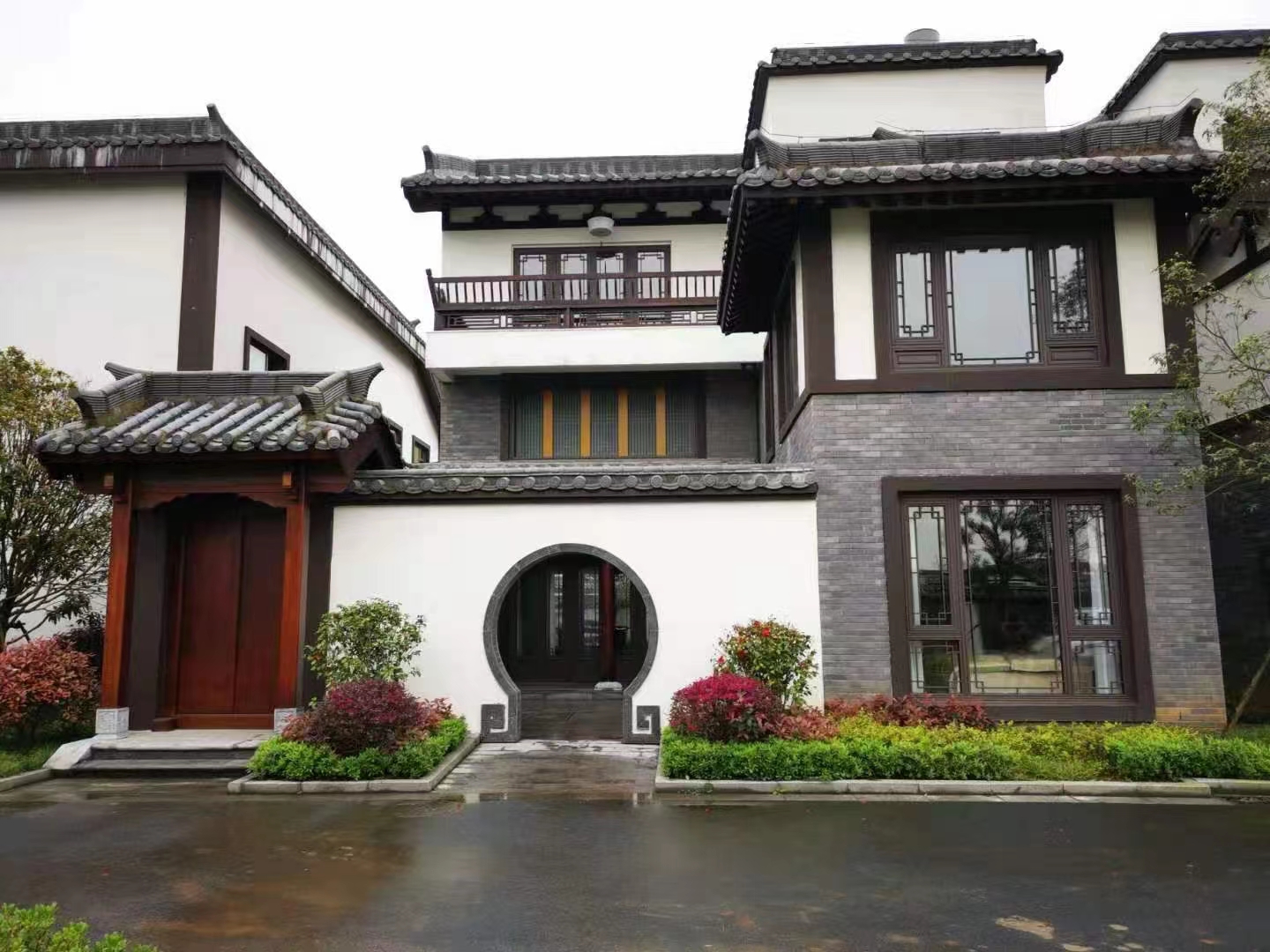 鋁合金門窗 中式仿古復古中空玻璃隔音防蟲防塵