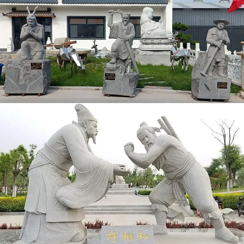 石雕歷史人物 公園雕塑擺件