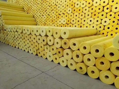 高密度玻璃棉保溫棉管 A級(jí)阻燃玻璃棉管防火保溫