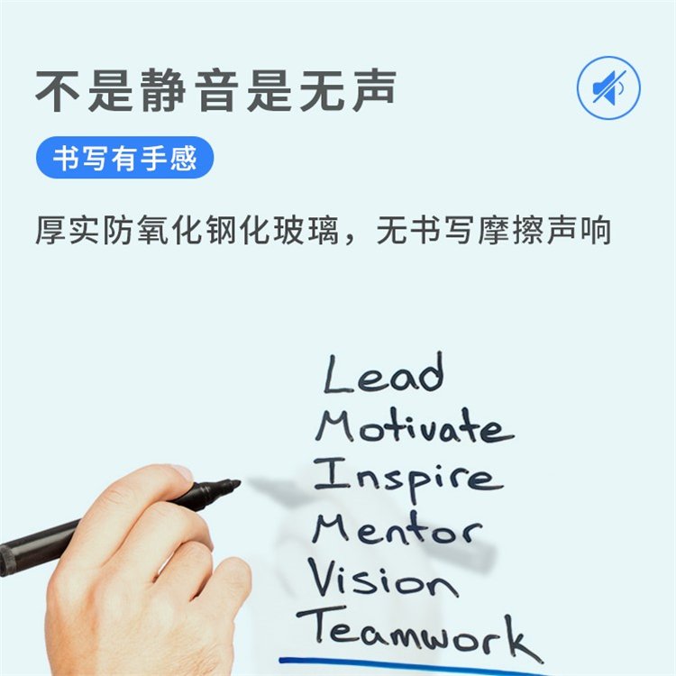 磁性鋼化玻璃支架式白板 壁掛式寫字板 會(huì)議培訓(xùn)教學(xué)看板 定制投影