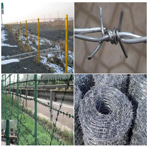 河北鍍鋅刺繩廠家供應東營防護防盜網(wǎng)棗莊圈地鐵絲網(wǎng)圍欄