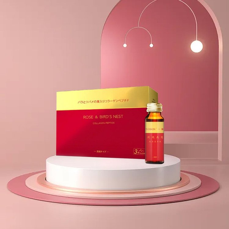 玫瑰燕窩膠原蛋白o(hù)em 膠原蛋白口服液代工 膠原蛋白肽口服液貼牌