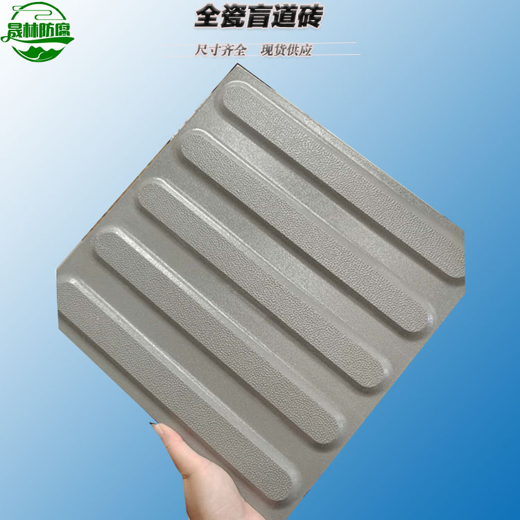 標(biāo)準(zhǔn)地面抗壓全瓷盲道磚 25厚盲道磚品牌8  全瓷盲道磚13