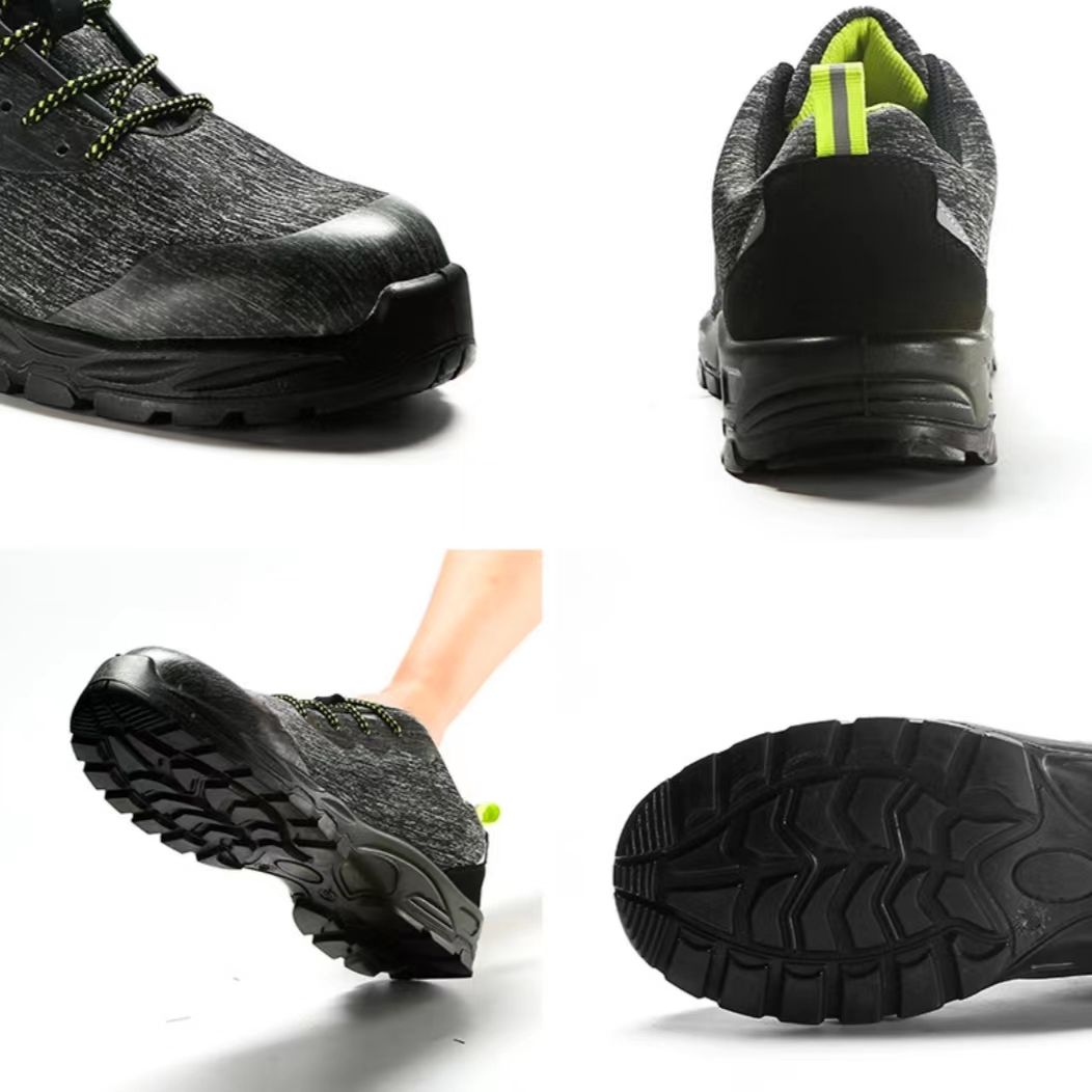 廠家貨源BS19146防砸防刺穿工作鞋防滑耐磨勞保鞋 批發(fā)男款工地安全鞋 防滑安全鞋