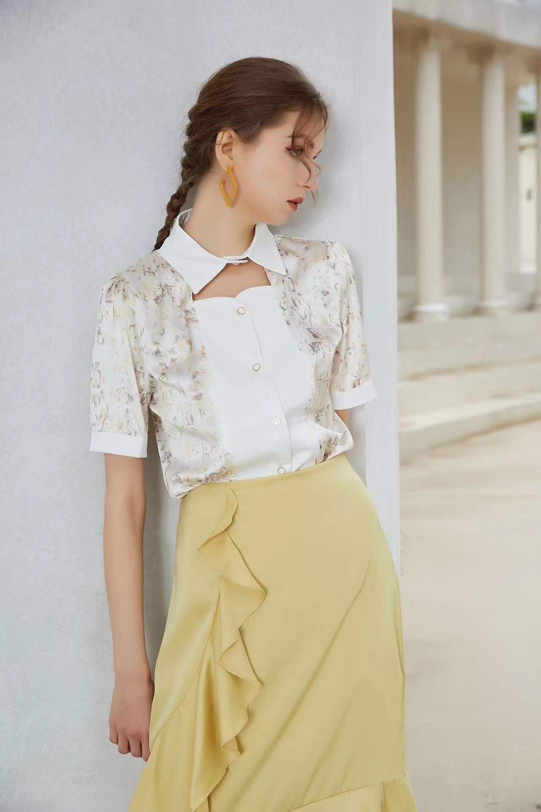 品牌折扣女裝 梵蒂璐22夏 女裝撤柜清倉(cāng)剪標(biāo)撿漏是專柜下架的貨品嗎？