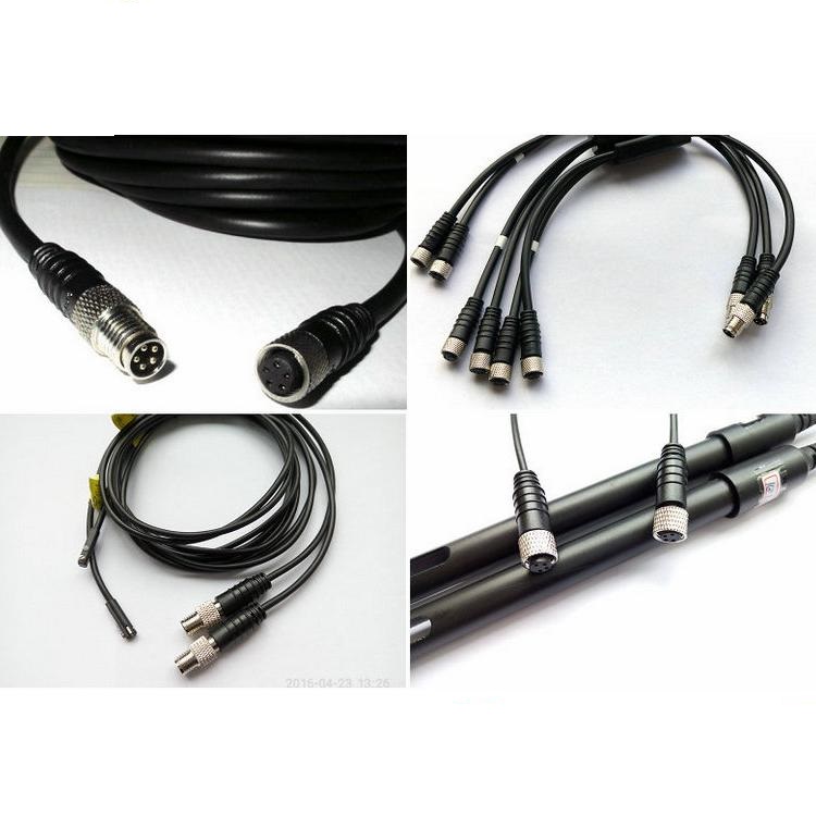 科迎法電氣B鍵位5孔帶線 M8防水連接器