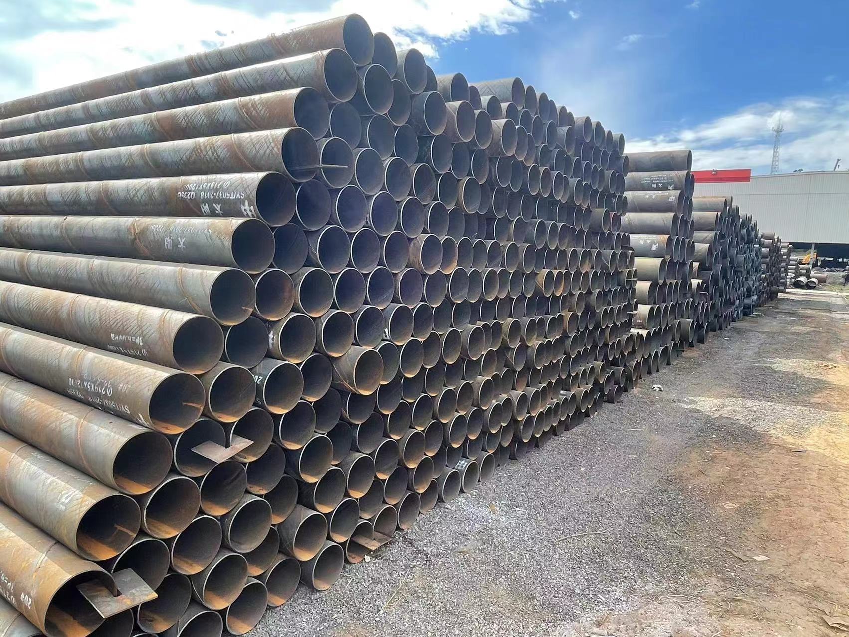 揚(yáng)政 排水供水用 螺旋管 法蘭式連接螺旋管道 支持定制