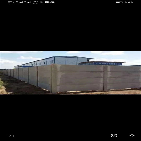 水泥圍墻板廠家批發(fā) 裝配式水泥圍墻施工  水泥圍墻板價格