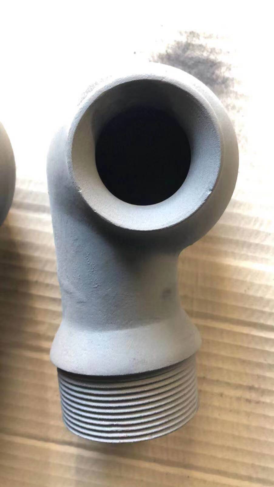 Sic碳化硅脫硫脫硝霧化噴淋空心錐法蘭絲接渦流噴嘴 碳化硅渦流噴嘴