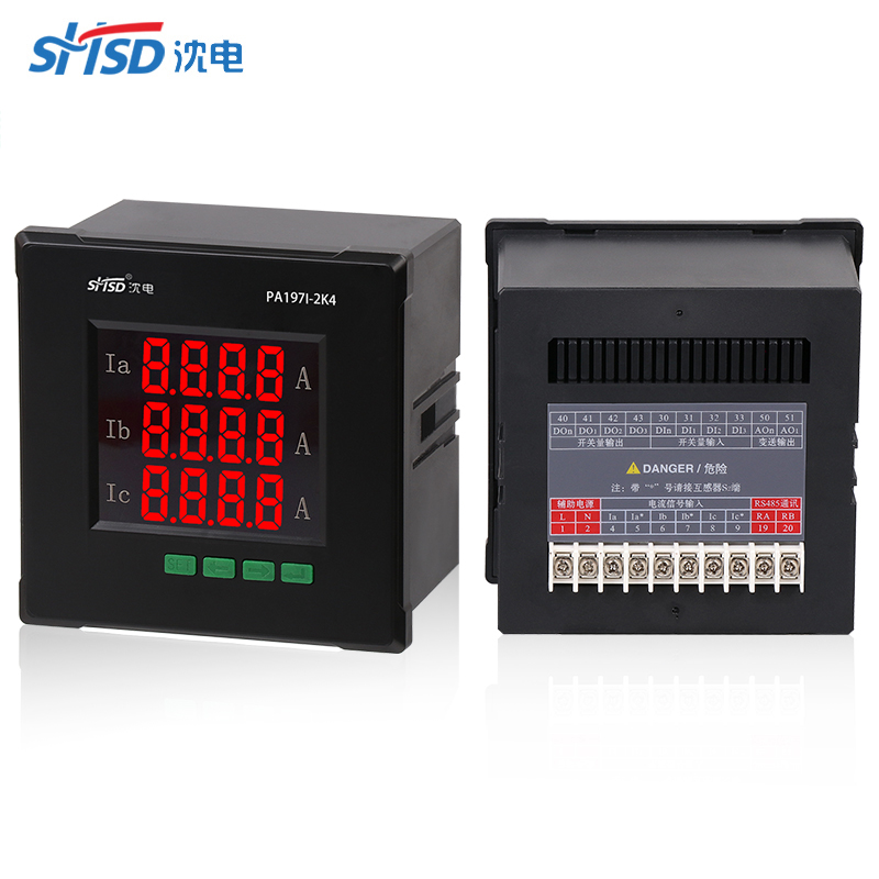 PA197I-2K4三相數(shù)字智能數(shù)顯電流表485