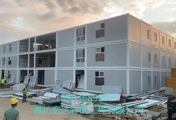江西方艙打包箱房 方倉隔離點(diǎn)折疊箱房 山東宏達(dá)集成房屋
