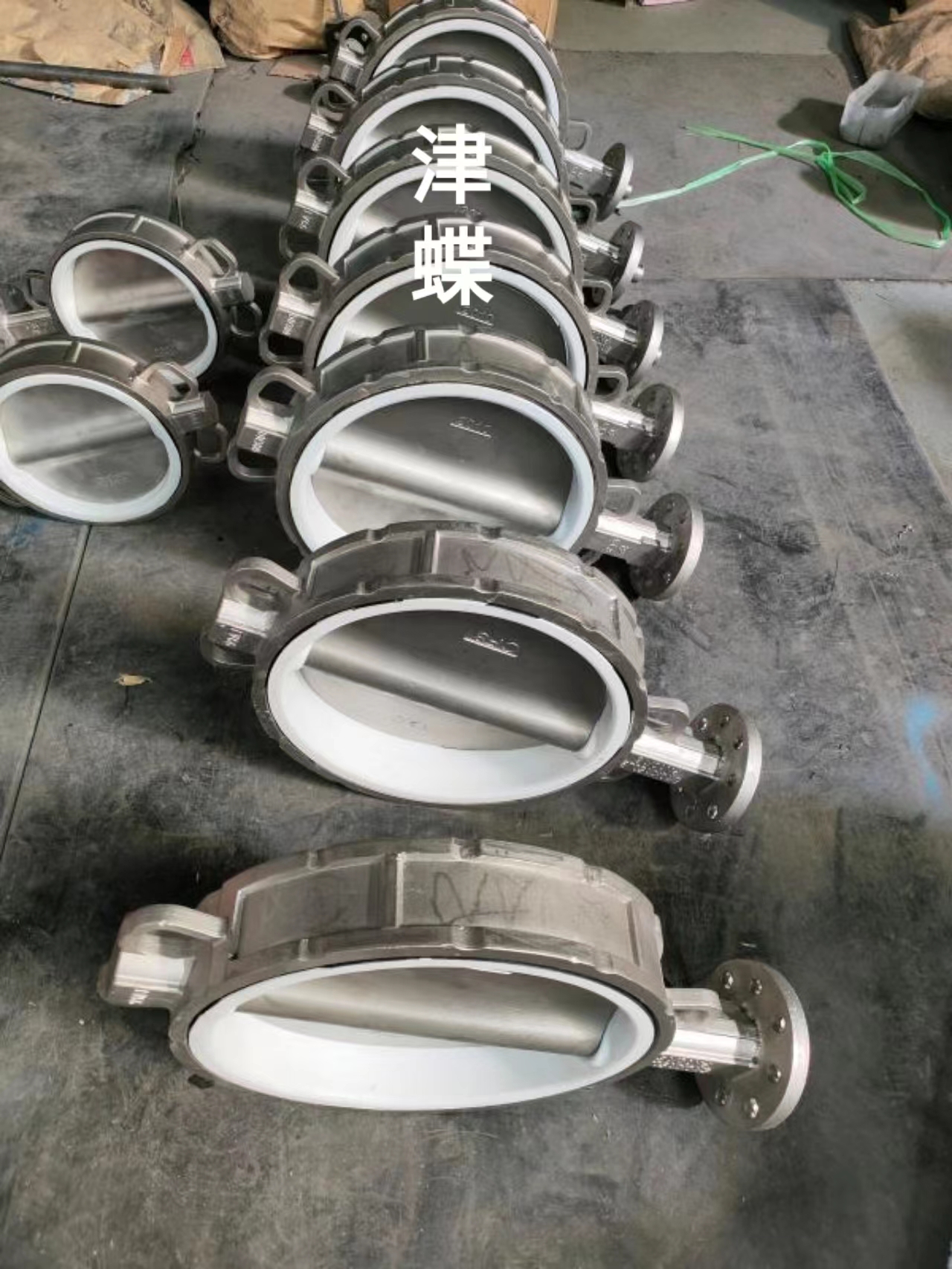 無頭全不銹鋼四氟蝶閥廠家