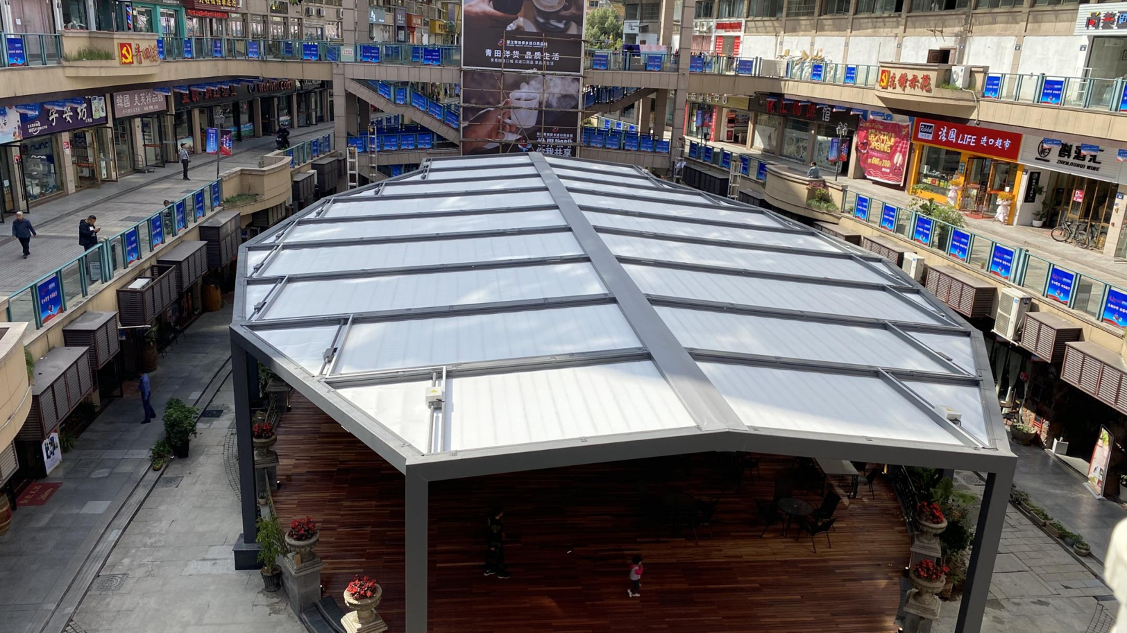 上海戶外折疊防雨天幕工程安裝公司哪家好