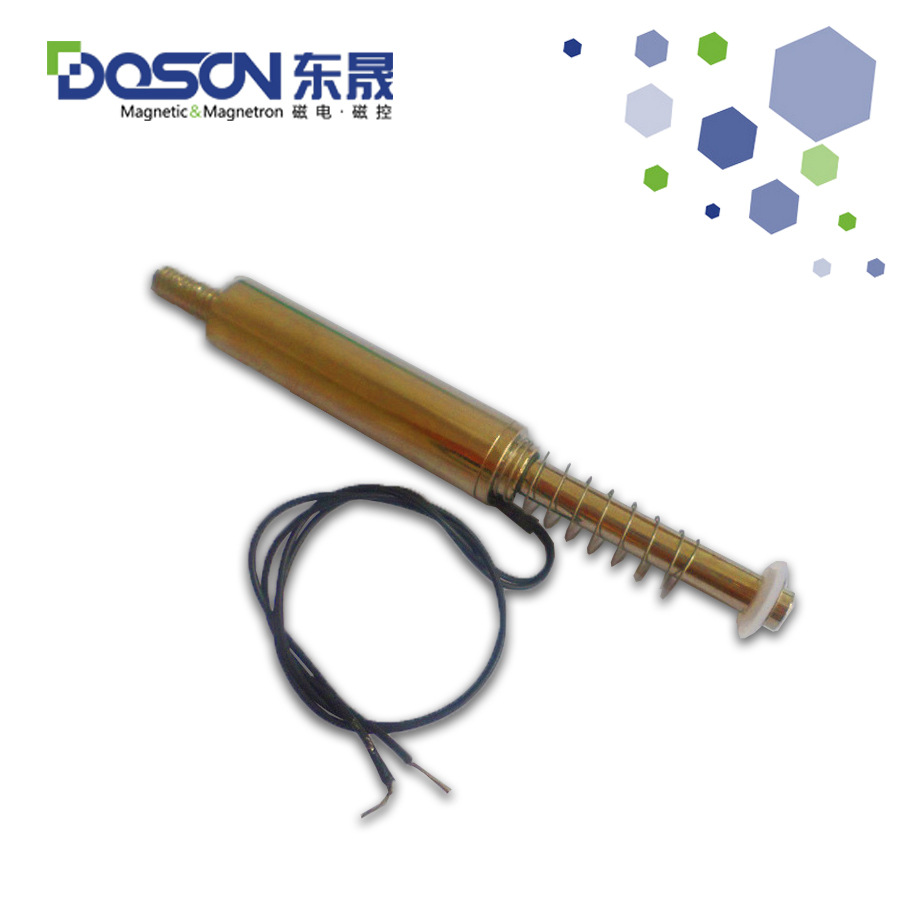 紡織機(jī)械圓管推拉電磁鐵定制-君晟電磁鐵廠家