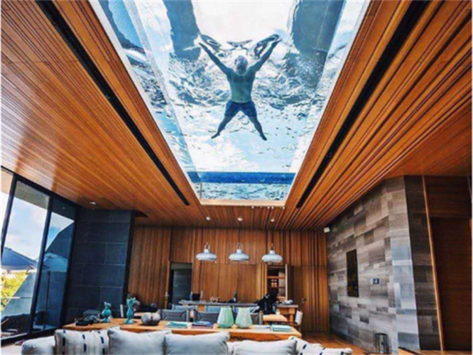 定制各種形狀透明亞克力泳池廠(chǎng)商，