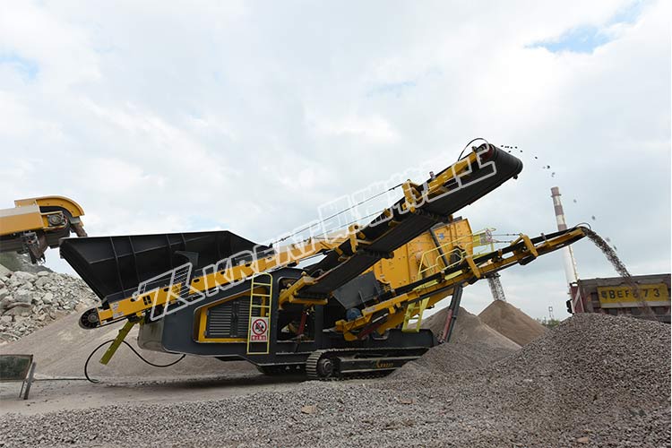 【KERAT】凱瑞特 履帶式移動 顎破+反擊破+斜篩（移動篩）云南香格里拉工程案例