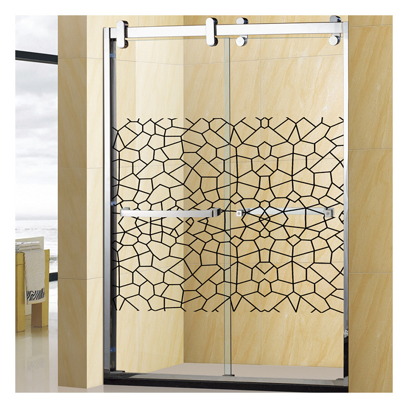 佛山不銹鋼淋浴房浴室廠家定制 一字型屏風(fēng)衛(wèi)生間鋼化玻璃隔斷定制