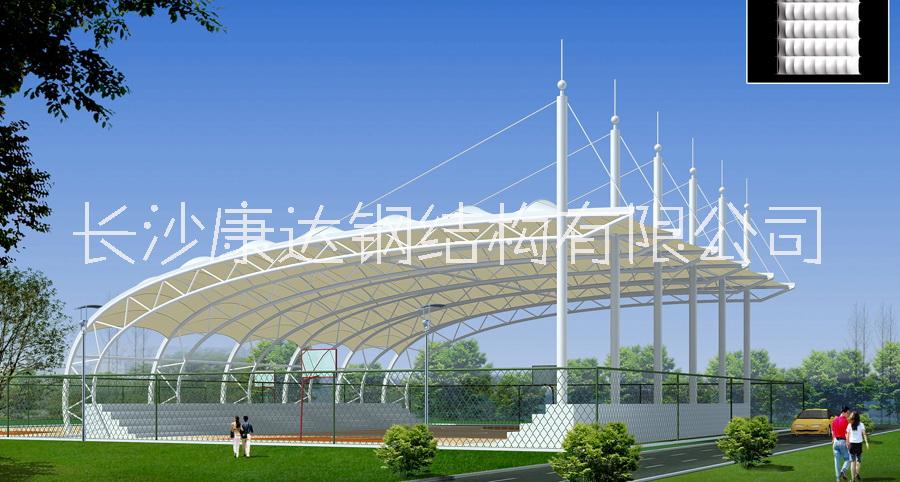 鋼膜結(jié)構(gòu)景觀 戶外公園小區(qū)車棚工程 私家車膜結(jié)構(gòu)停車棚