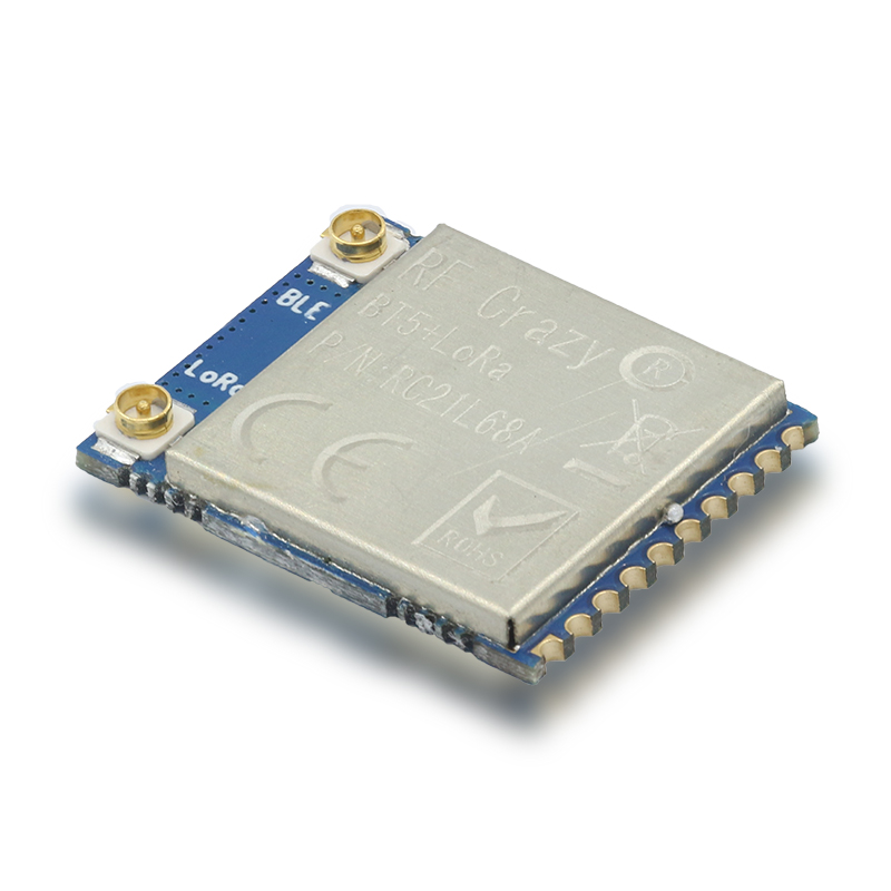 藍(lán)牙5.0 BLE HS6621CM, LoRa LLCC68組合 BLE+LoRa模塊