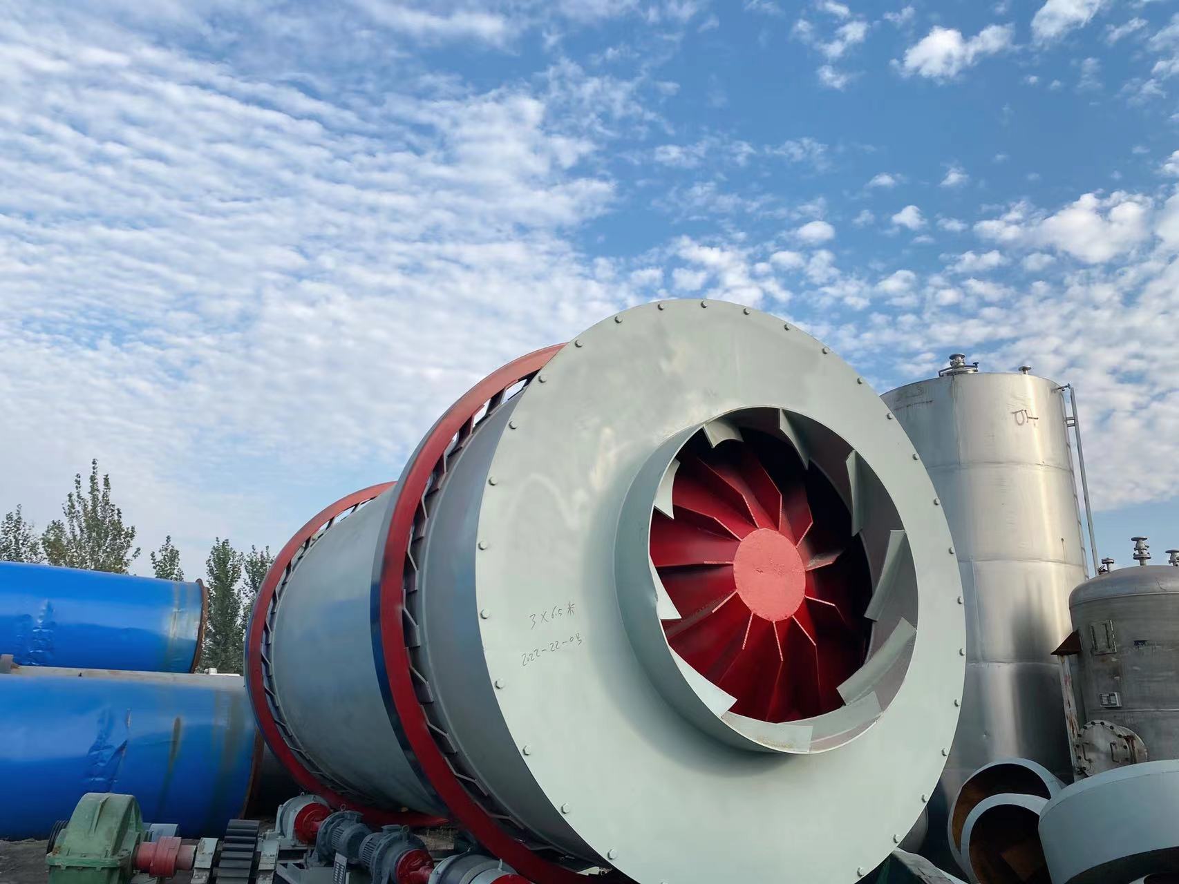 轉讓二手1.5米×15米滾筒烘干機 1.8米×18米滾筒烘干機