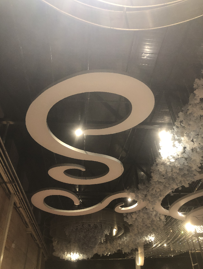 拉布卡布燈箱安裝  圓形天花軟膜吊頂 超市室內(nèi)軟膜天花工廠 超市軟膜天花