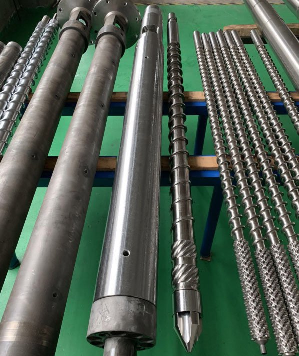 發(fā)泡擠出機螺桿_注塑成型機螺桿截面積_65熔噴布機單螺桿