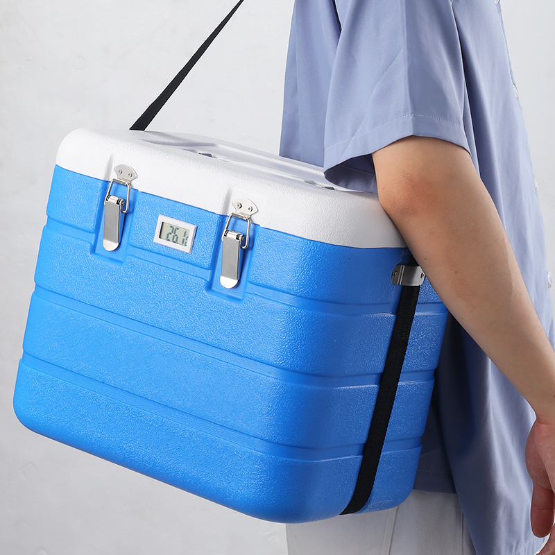 17L生物安全運(yùn)輸箱UN2814標(biāo)本轉(zhuǎn)運(yùn)箱核酸送檢醫(yī)用冷藏保溫箱 帶溫顯95千帕運(yùn)輸罐