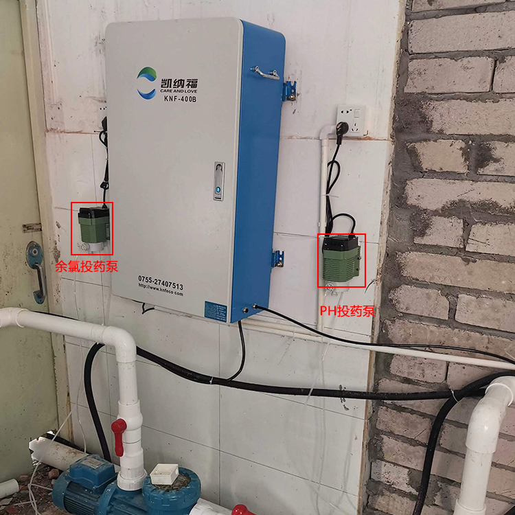 游泳池的水質(zhì)檢測設(shè)備-設(shè)定實時報警-KNF-400B-1