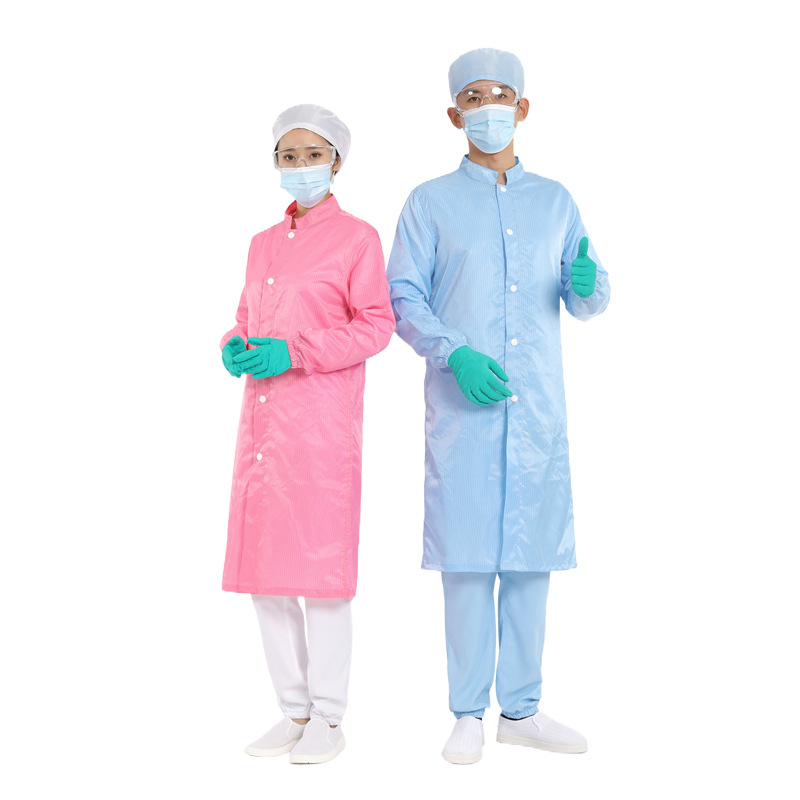 寧波醫(yī)用潔凈服廠家  溫州立領(lǐng)大褂潔凈服無塵服 誠利恩