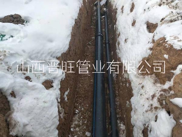 山西鋼骨架pe管110和160還有200，晉旺管業(yè)電熔pe管件
