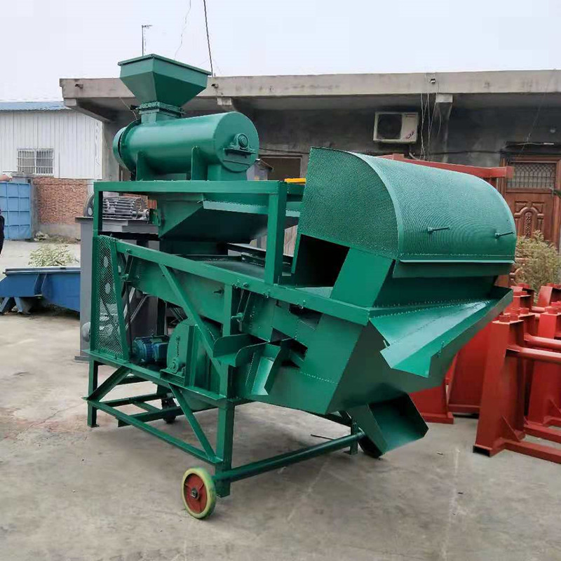 高粱去皮機 博華高粱脫殼機 大型高粱脫殼篩選一體機