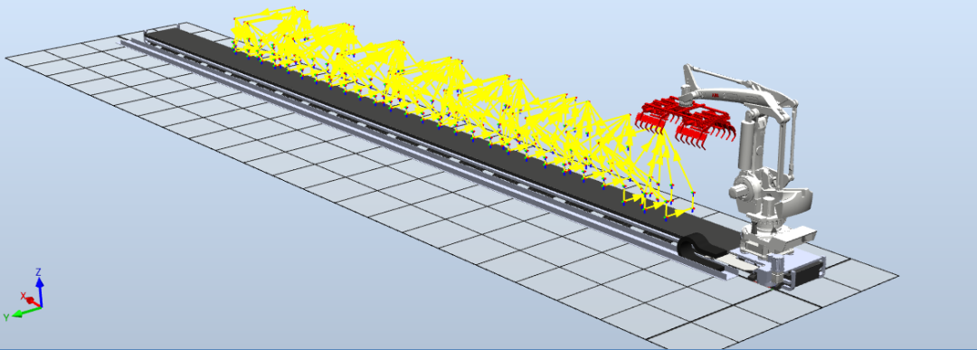 蜘蛛手裝箱機視覺分揀機器人