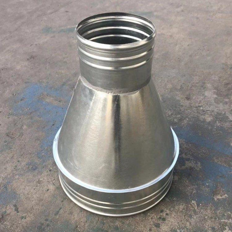 佛山螺旋風(fēng)管加工廠大量供應(yīng)除塵螺旋風(fēng)管配件變徑大小頭