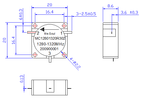 風(fēng)廓線雷達(dá)用環(huán)形器 Radar circulator