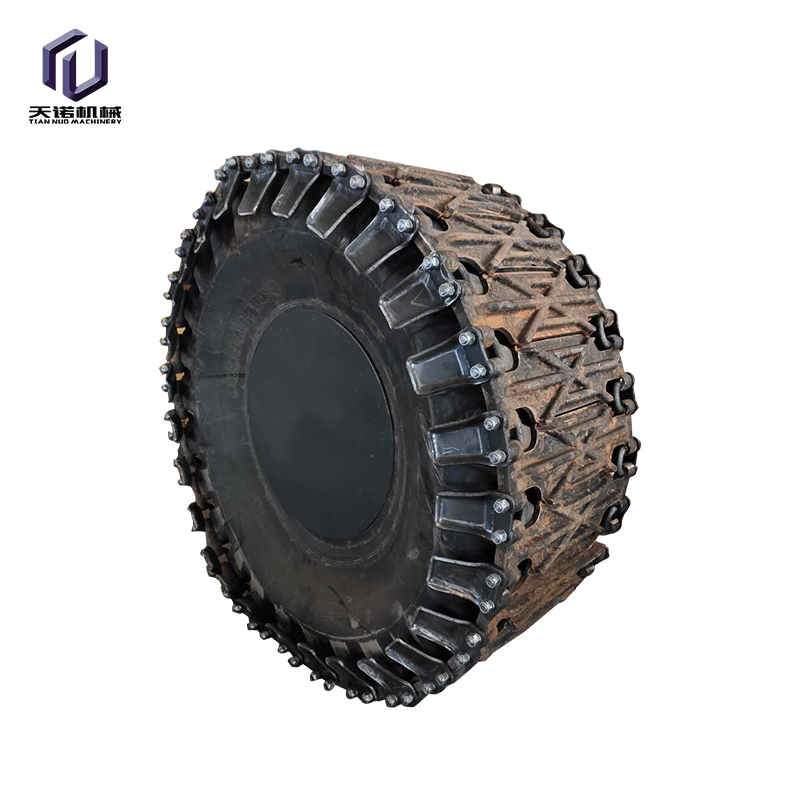 50裝載機(jī)防滑鏈 輪胎保護(hù)履帶 防滑履帶板 防滑防扎防咯
