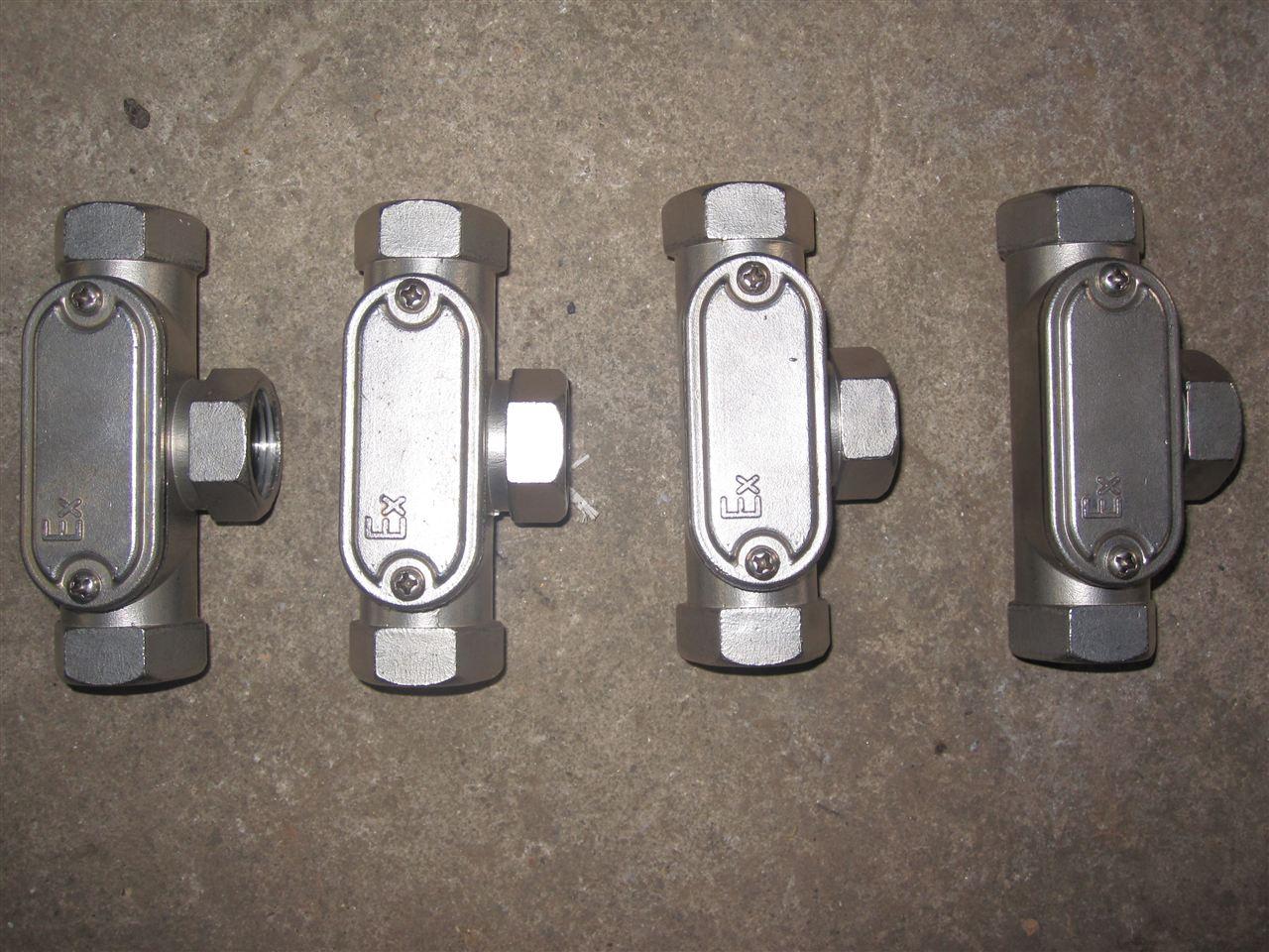 防爆鑄鋼穿線盒 不銹鋼防爆穿線盒 鑄鋁鑄鋼穿線盒