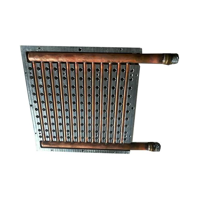 青海地區(qū)生產(chǎn)定制銅管燒結(jié)爐蒸發(fā)器風(fēng)冷翅片冷凝器