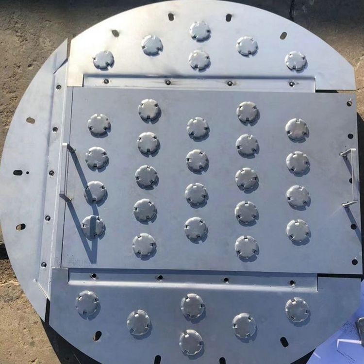 泡罩塔盤 金屬泡罩 不銹鋼泡罩塔盤 塔內(nèi)件過濾器 浮閥塔盤填料