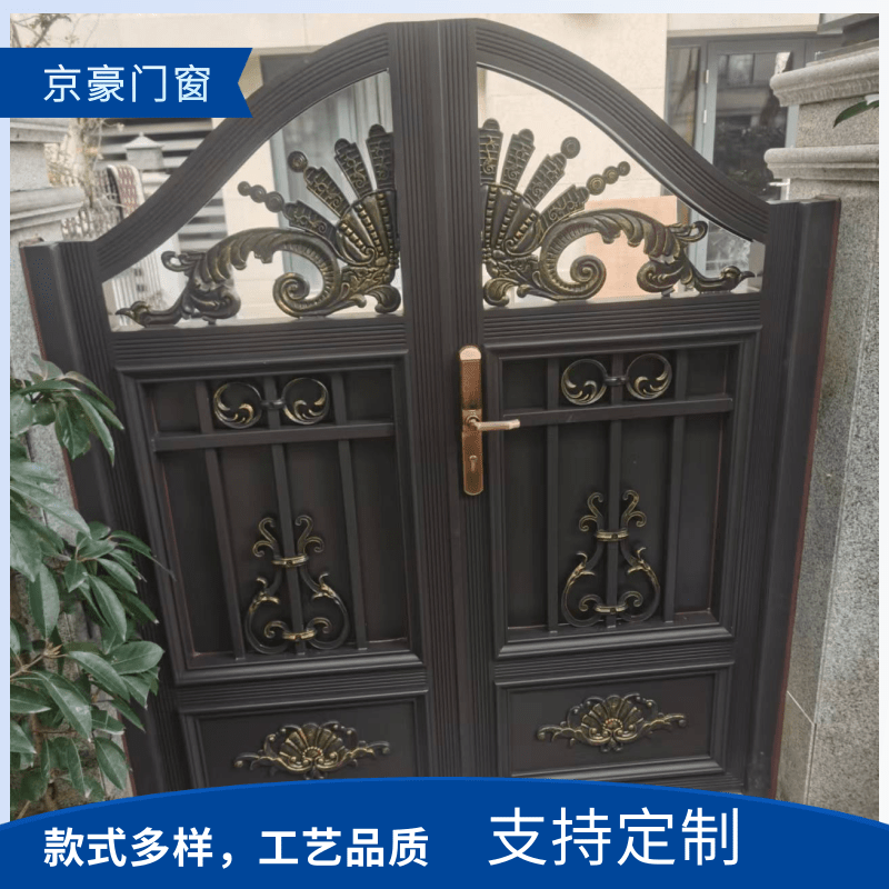 寧波鋁藝庭院門報價_哪家便宜_安裝_定制_價格【寧波京豪鋁藝門窗有限公司】