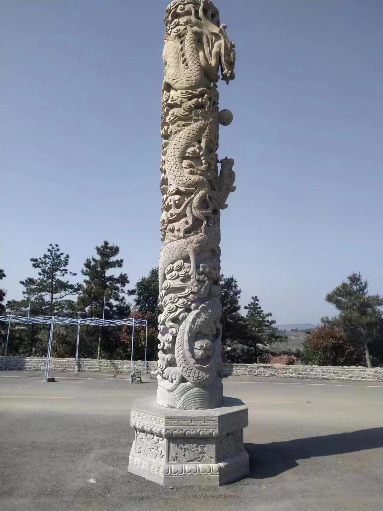 龍柱 石雕龍柱 山東龍柱廠(chǎng)家價(jià)格