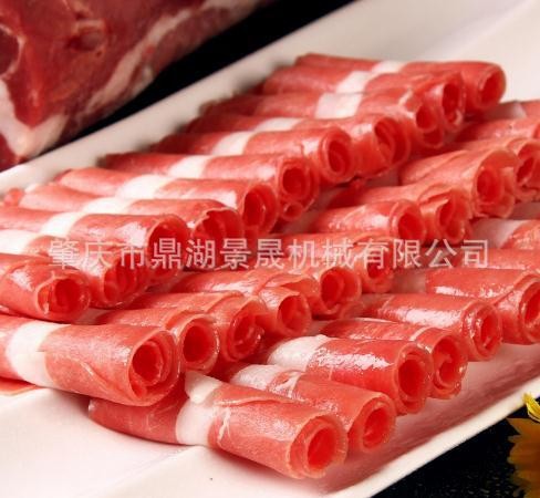 工廠供應(yīng)羊肉凍肉切片機(jī)半自動(dòng)切肉片機(jī)DC300-12肉類制作設(shè)備批發(fā)