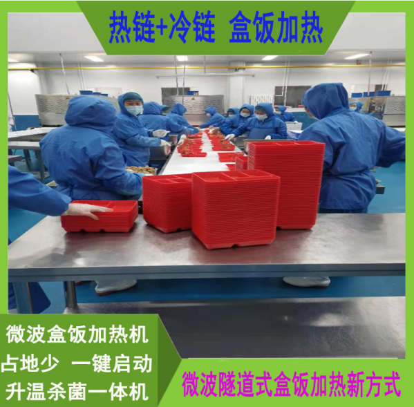 沃斯特隧道式微波飯盒加熱設(shè)備全自動一體化機(jī)器微波烘干機(jī)器定制