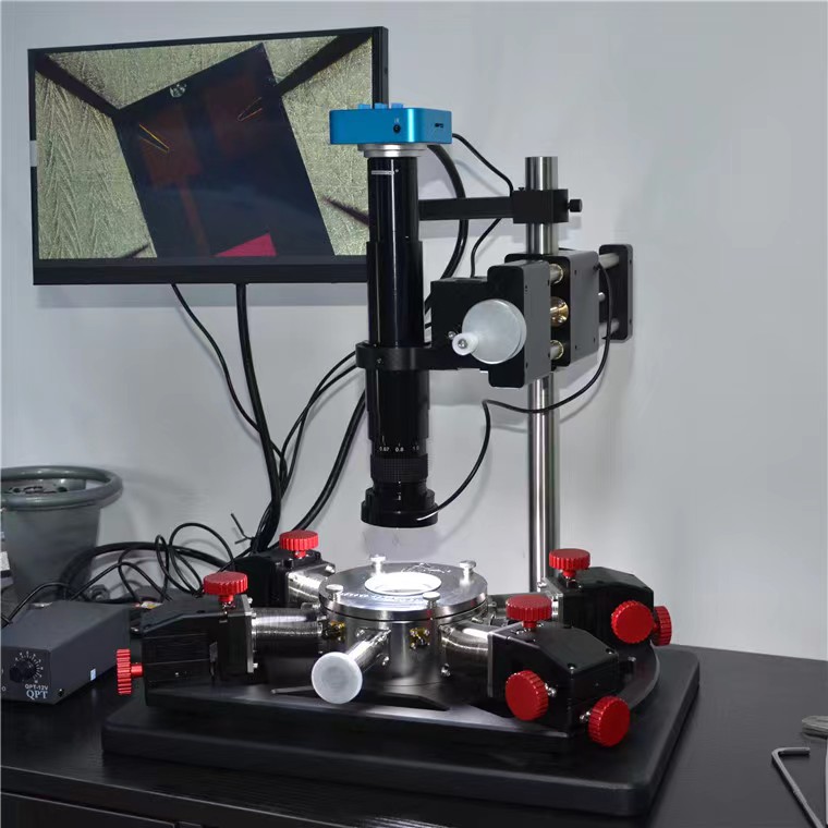 學(xué)校實(shí)驗(yàn)室微型真空高溫探針臺(tái) 晶圓檢測(cè) 微型真空探針臺(tái) KT-0904探針臺(tái)