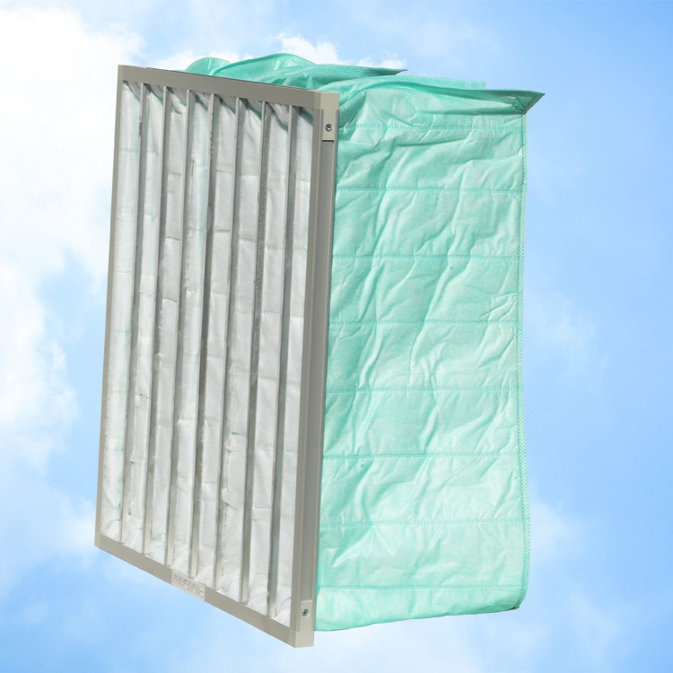 F6中效袋式過濾器-山東F6中效袋式過濾器價格-廠家【藍色天空凈化設備(山東)有限公司】 F6中效過濾袋