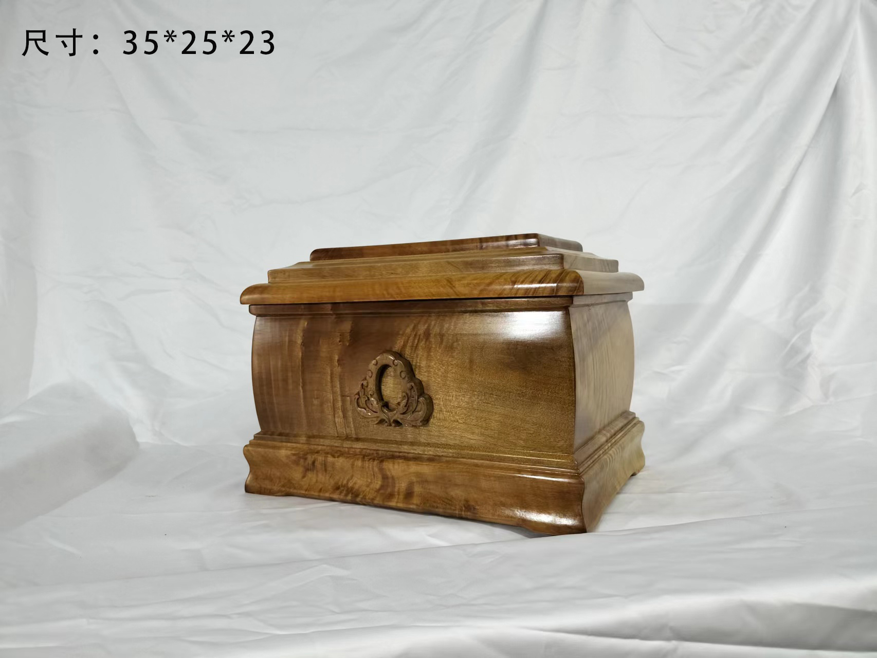 滿花紋滿花紋金絲楠木骨灰盒防腐防潮全榫卯制作